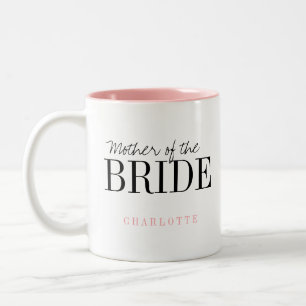 Typographie personnalisée mère de la mariée mug