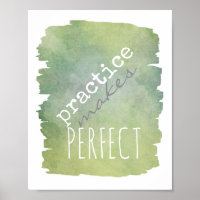 typographie poster pratique rendre parfait