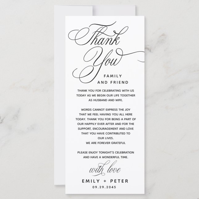 Typographie romantique moderne de calligraphie Scr (Devant)