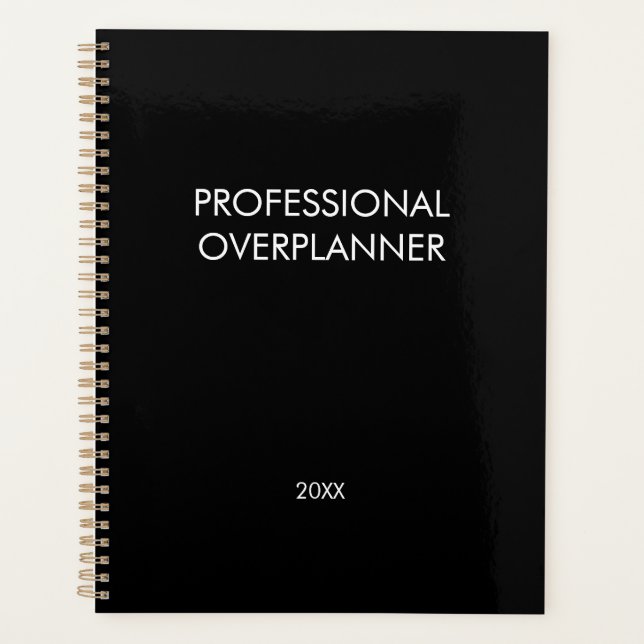 Typographie simple moderne professionnelle noire (Devant)
