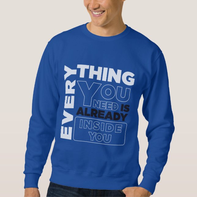 Typographie Sweat Shirt (Devant)
