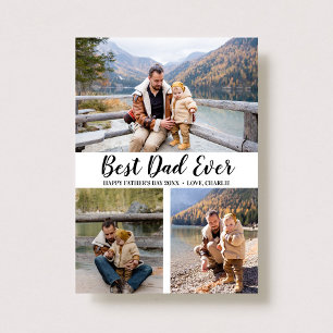 Typographie tendance 3 Photo Collage Fête des père