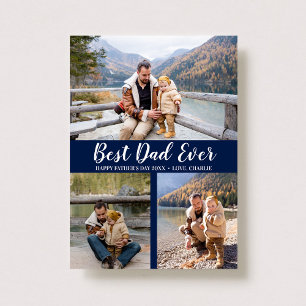 Typographie tendance 3 Photo Collage Fête des père