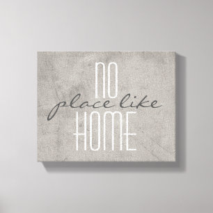 typographie toile enveloppée maison citation