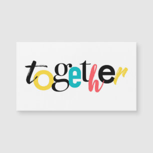 Typographie urbaine branchée et joyeuse de Togethe