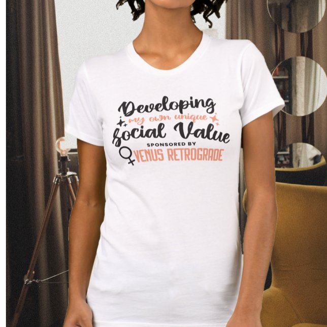 Typographie Vénus mignonne T-shirt (Créateur téléchargé)