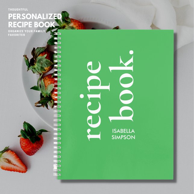 Typographie verte moderne Livre blanc personnalisé (Créateur téléchargé)