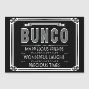 Typographie Vintage Bunco