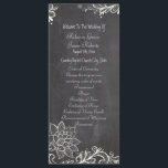 Typographie vintage Chalkboard Programmes de maria<br><div class="desc">Cette suite de faire-part de mariage en dentelle bohème est accompagnée d'un dîner de répétition Mariage assorti Invitation, invitation à la douche vintage, invitation à la fête du thé nuptiale, Save The Date card et aimant, cartes de remerciement, cartes RSVP, et autres faveurs de mariage pour vous aider à planifier...</div>