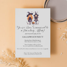 Typographie vintage Invitation de la fête d'Hallow