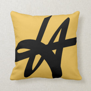 Typographie vintage Los Angeles lancer oreiller   