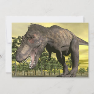 Tyrannosaurus en colère - rendu 3D