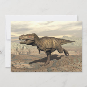 Tyrannosaurus en cours d'exécution - rendu 3D