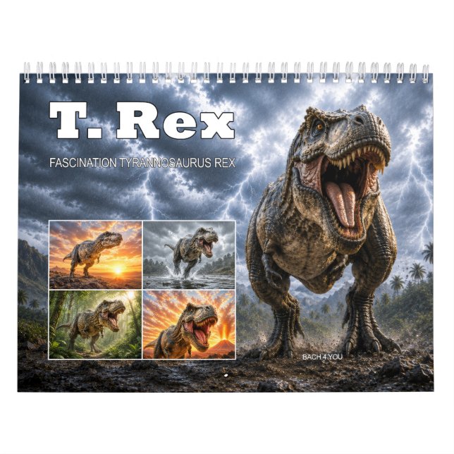 Tyrannosaurus Rex – Calendrier mural (Protection)