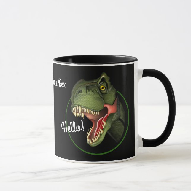Tyrannosaurus Rex Dinosaur Mug (Droite)