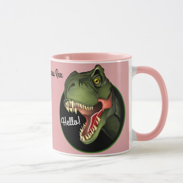 Tyrannosaurus Rex Dinosaur Mug (Droite)