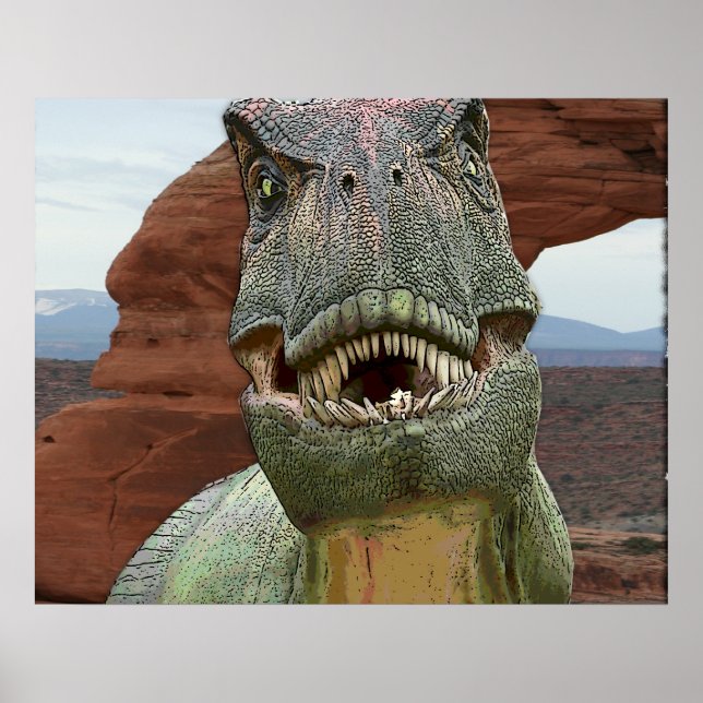 Tyrannosaurus Rex Dinosaur POSTER (Devant)