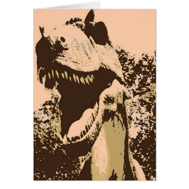 Tyrannosaurus Rex Pop Art (Devant)