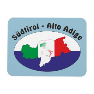 Tyrol du Sud - Alto Adige Premium Flexi Magnet