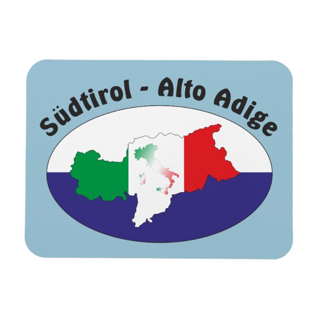 Tyrol du Sud - Alto Adige Premium Flexi Magnet (Horizontal)