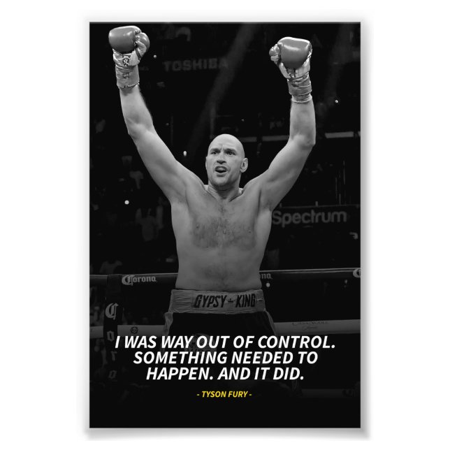 Tyson fury Photo Enlargement (Devant)