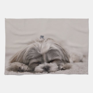 Tzu Shih customisé Serviette de cuisine, chien cou