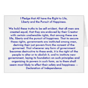 ! ! ! U créent la déclaration d'indépendance