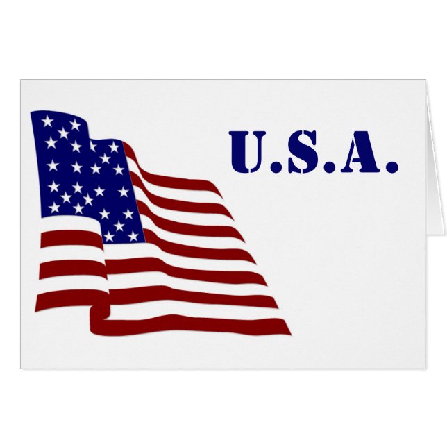 U.S.A. Flag (Devant horizontal)