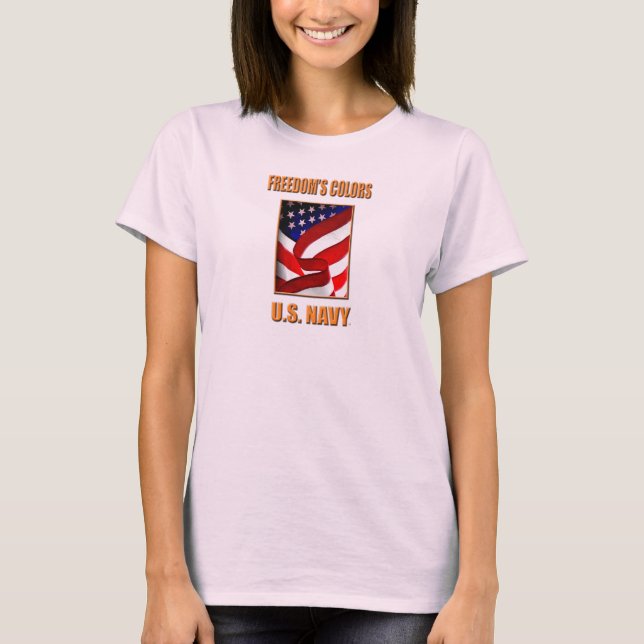 U.S. Le T-shirt de base des femmes de marine (Devant)