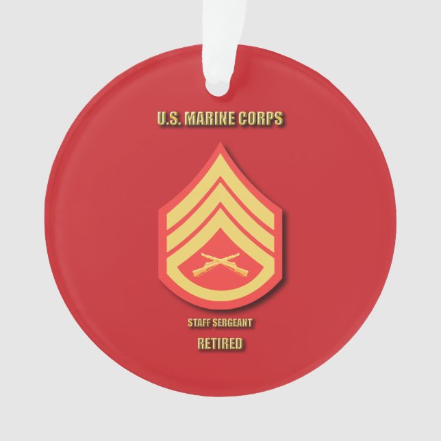 U.S. Marine Corps Staff Sergeant (devant)
