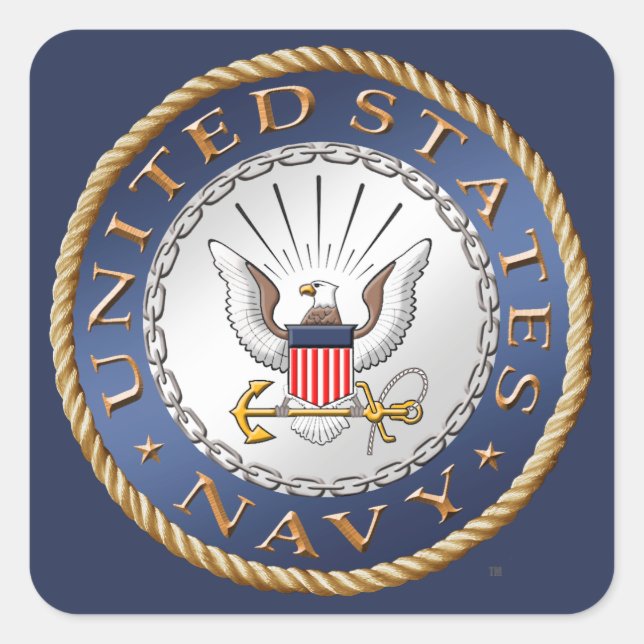 U.S. Navy Veteran Sticker (Devant)