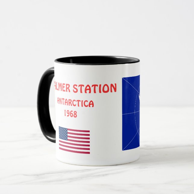 U.S. Palmer Antarctic Station Custom Mug (Devant gauche)