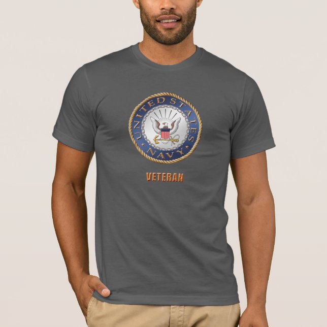 U.S. T-shirt de vétéran de marine (Devant)