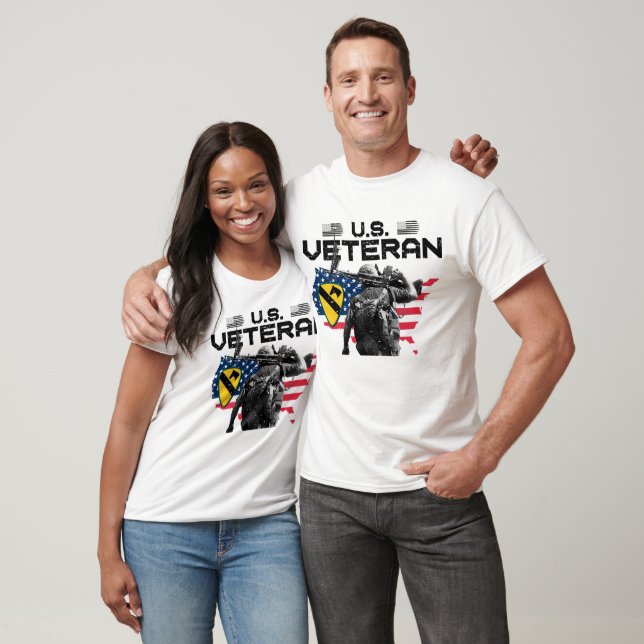 U.S. Veteran / 1st Cavalry Division T-shirt (Unisexe)