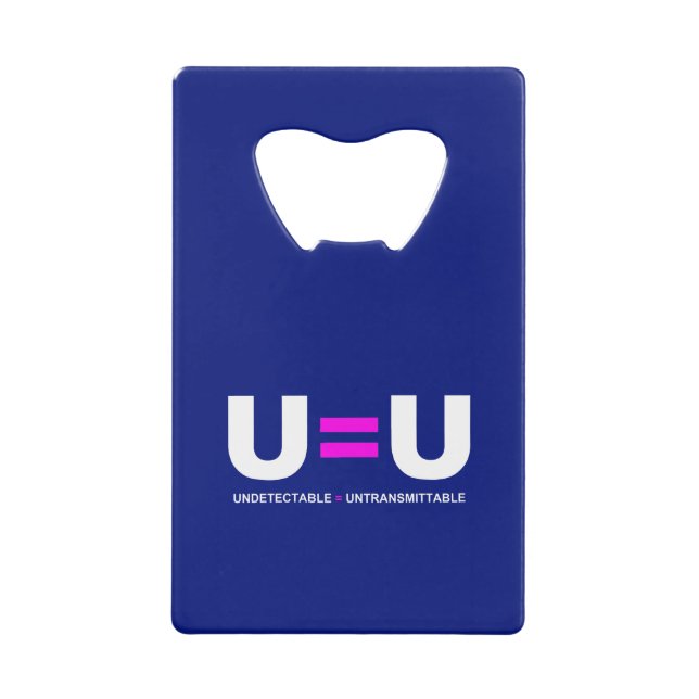 U=U VIH non détectable égale non transmettable (Devant)