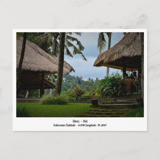 Ubud, Bali Indonésie Carte postale Voyage (Devant)