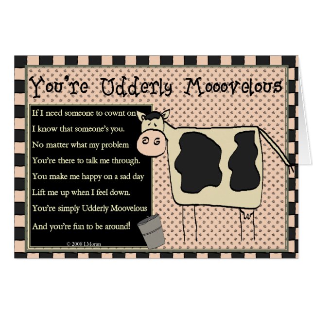 Udderly Moovelous (Devant horizontal)