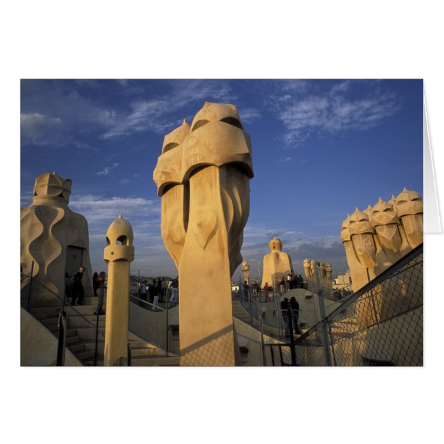 UE, Espagne, Catalogne, Barcelone. Antonio Gaudi's (Devant horizontal)