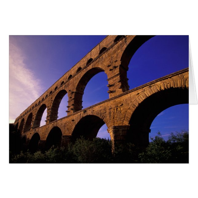 UE, France, Provence, Gard, Pont du Gard. 3 (Devant horizontal)
