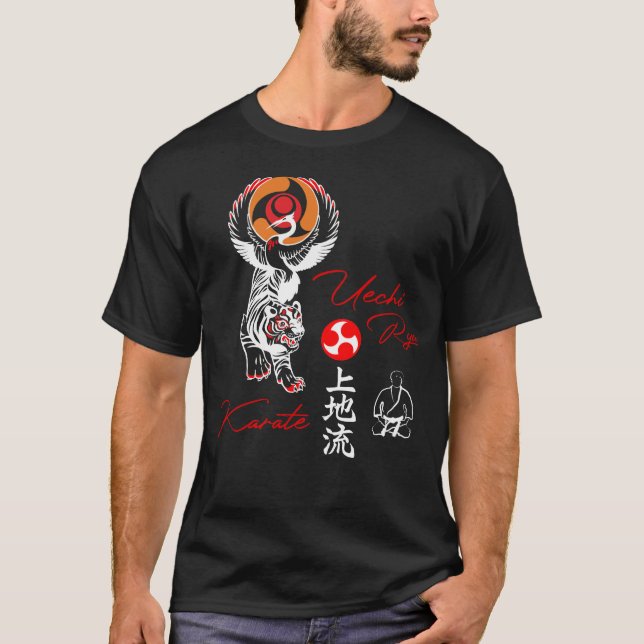 Uechi Ryu Karate Soul - Martial Arts Budo T-Shirt (Devant)