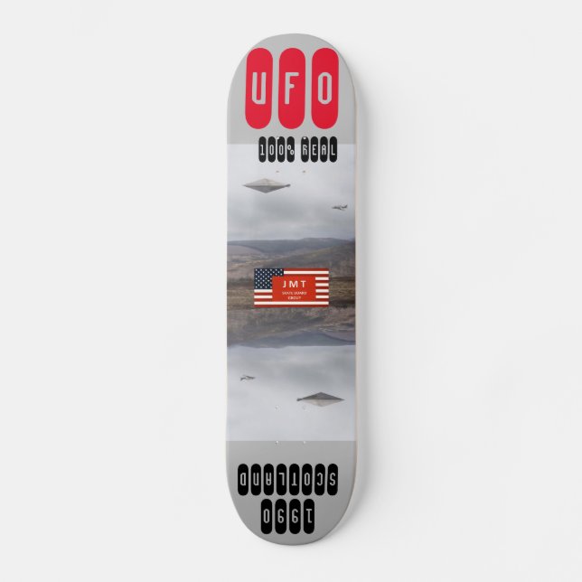 UFO  1990  ÉCOSSE VRAI Skateboard (Recto)
