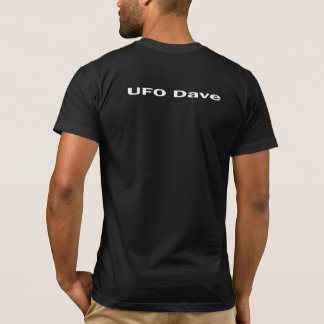 UFO Dave T-Shirt Logo au dos