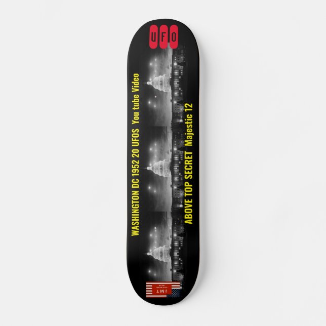 UFO WASH DC 1952 Skateboard (Recto)