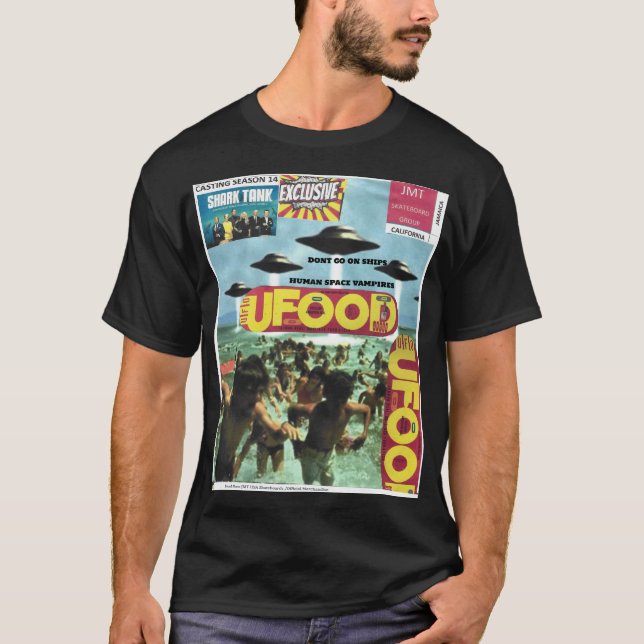 UFOOD.  T-Shirt Basic Dark (Devant)