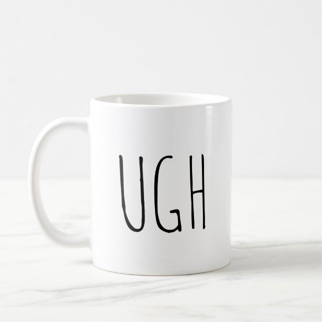 UGH| Mug de café amusant (Gauche)