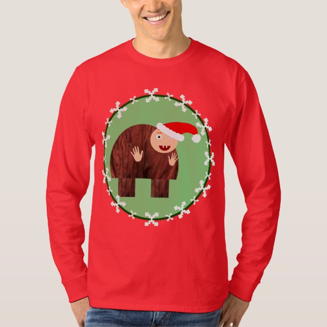 Ugly Quasimodo Christmas Sweater T-Shirt (Devant)