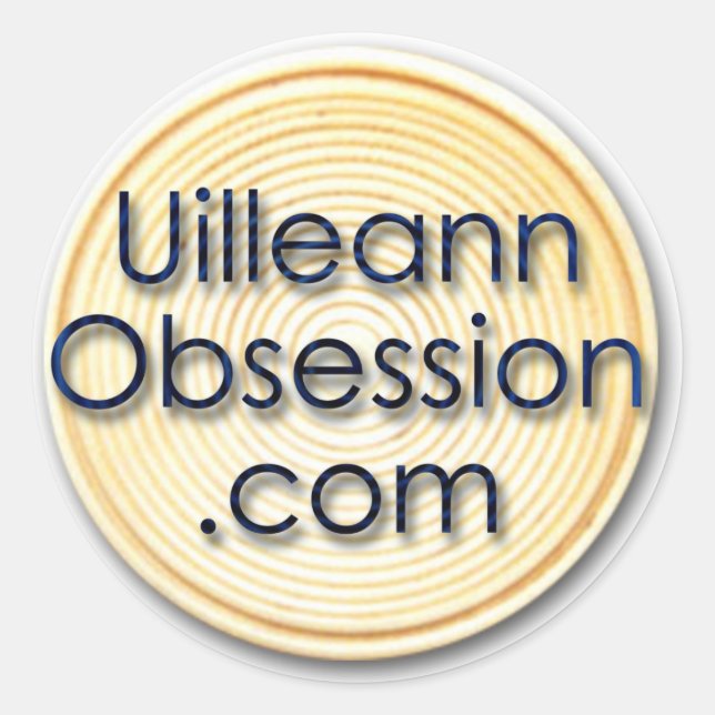 UilleannObsession.com Sticker rond (Devant)