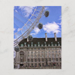 (UK) LONDON EYE vues Carte postale
