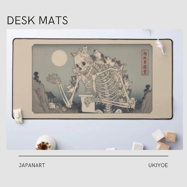 Ukiyo-e Inspired mouse pad– Dramatic JAPAN (Créateur téléchargé)