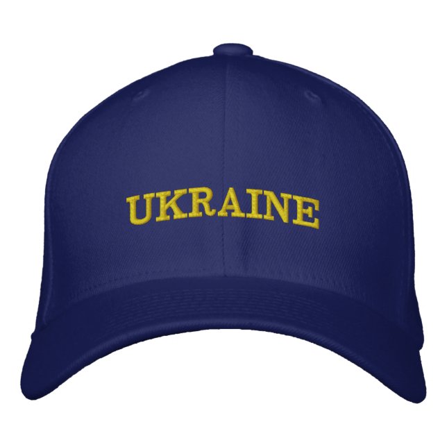 Ukraine Casquette brodé (Devant)